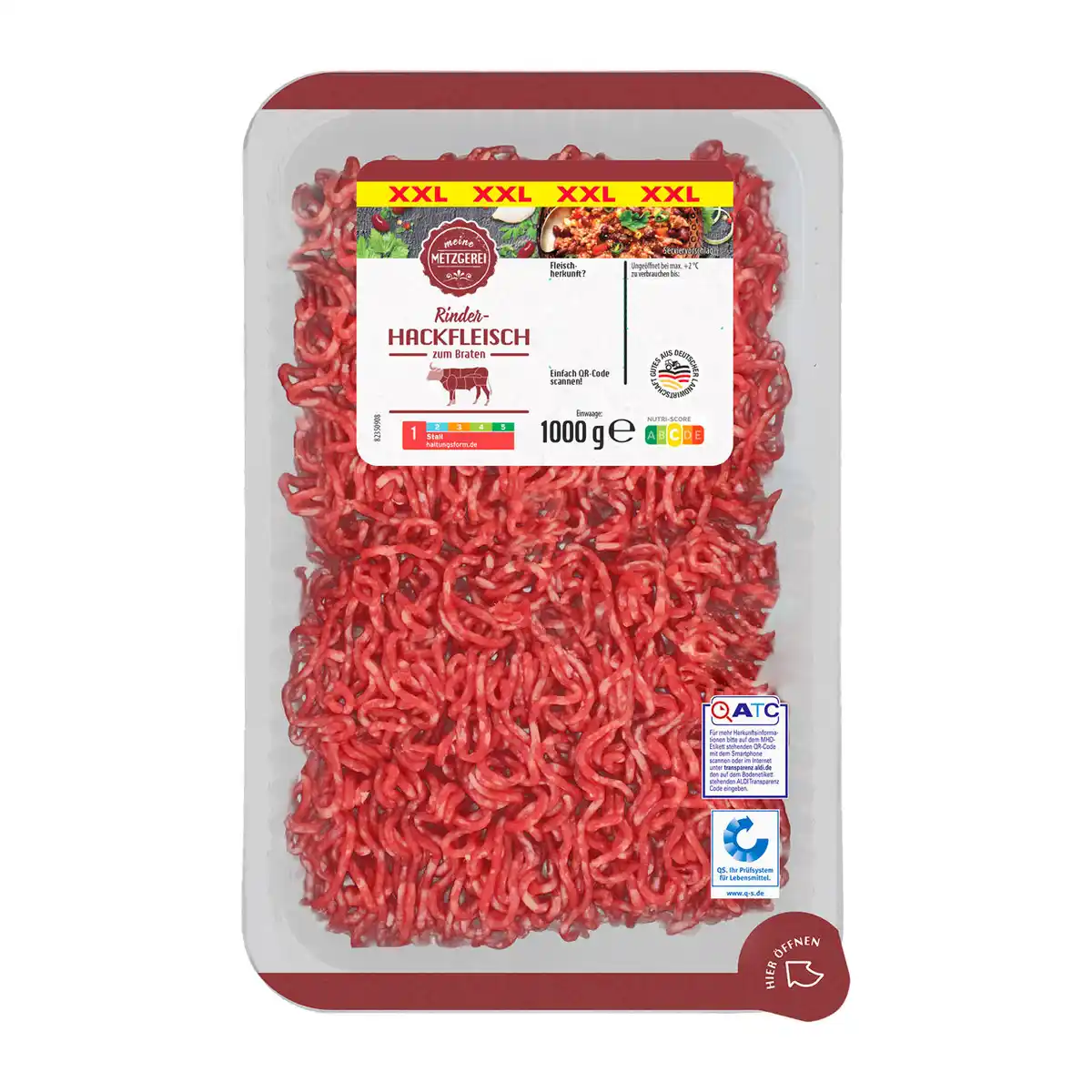 Bild 1 von MEINE METZGEREI Rinderhackfleisch XXL