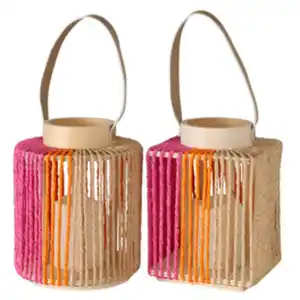 Laterne »LED-Laterne Nista«, Höhe: 22 cm, pink