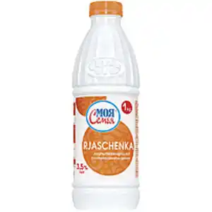 Joghurterzeugnis mit Karamellzuckersirup gefärbt "Rjaschenka...