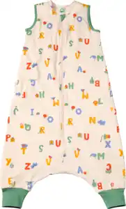 ALANA Schlafsack mit Beinen 2 TOG mit Buchstaben-Muster, beige, 100 cm, 1 St