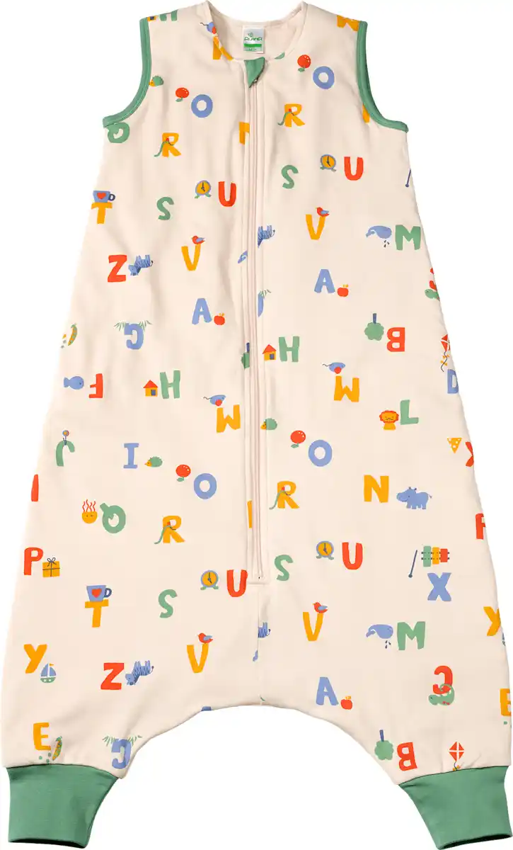 Bild 1 von ALANA Schlafsack mit Beinen 2 TOG mit Buchstaben-Muster, beige, 100 cm, 1 St
