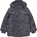 Bild 1 von Mikk-Line Schneejacke mit Fleece-Futter & Wald-Muster, grau, Gr. 98/104, 1 St