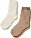 Bild 1 von ALANA Socken aus Grobstrick, braun & weiß, Gr. 27/29, 2 St