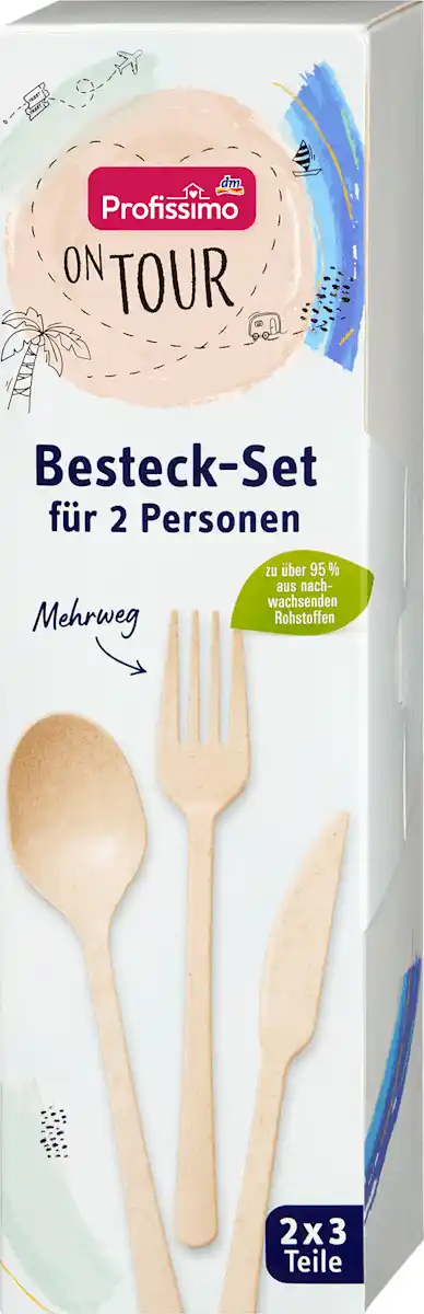 Bild 1 von Profissimo Besteck-Set on tour, 2 St