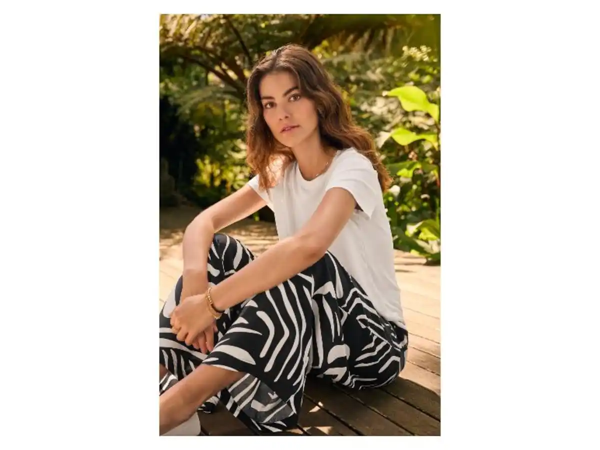 Bild 2 von ESMARA® Damen Palazzo-Hose, weites Bein