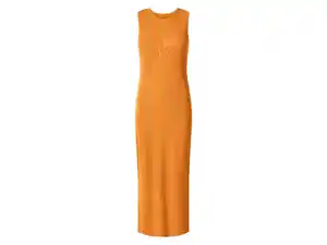 ESMARA® Damen geripptes Midi-Kleid