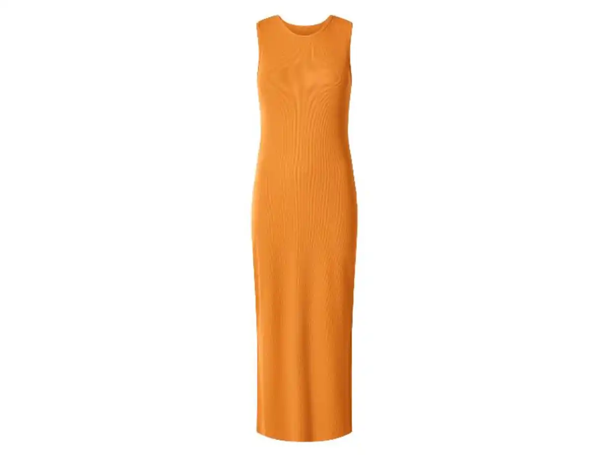 Bild 1 von ESMARA® Damen geripptes Midi-Kleid