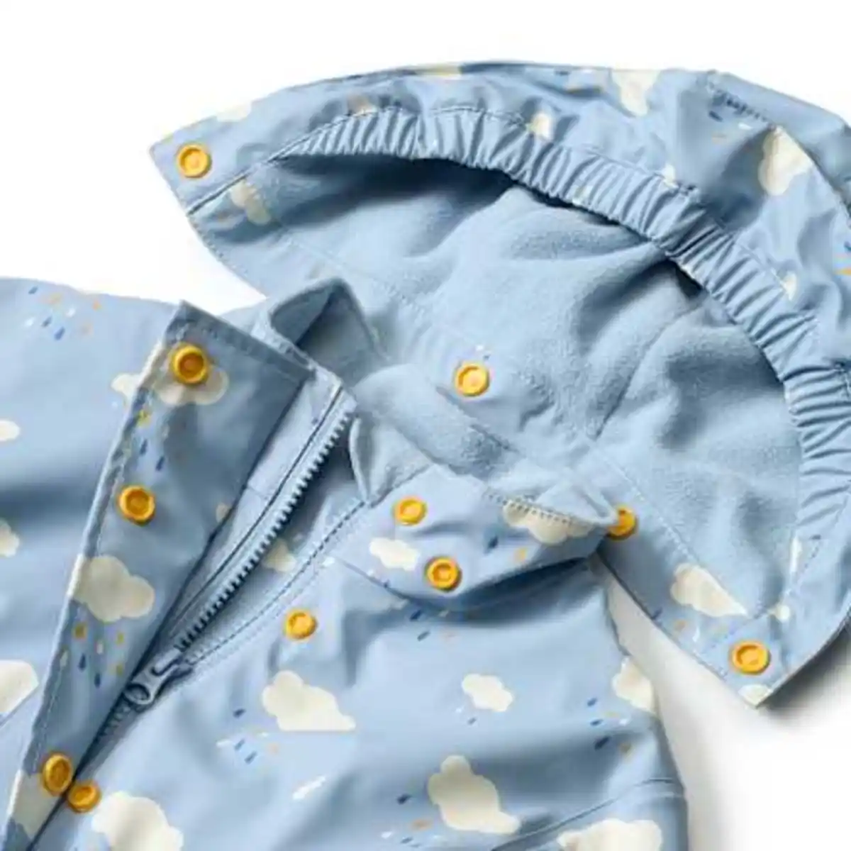 Bild 3 von PUSBLU Regenjacke mit Futter & Wolken-Muster, blau, Gr. 86/92, 1 St