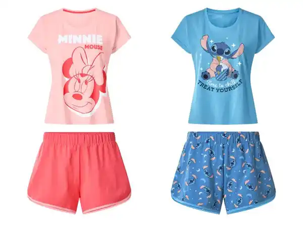 Bild 3 von Damen Pyjama »Minnie Maus / Stitch«