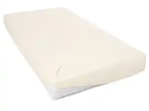 PRIMERA Mako-Feinjersey Spannbetttuch (Ecru, 90 - 100 x 200 cm)