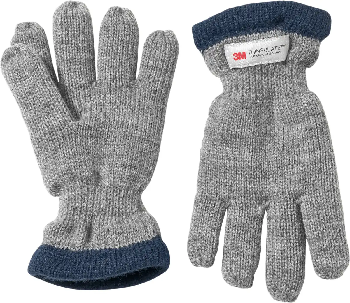 Bild 1 von PUSBLU Handschuhe mit Futter, grau, Gr. 3, 1 St