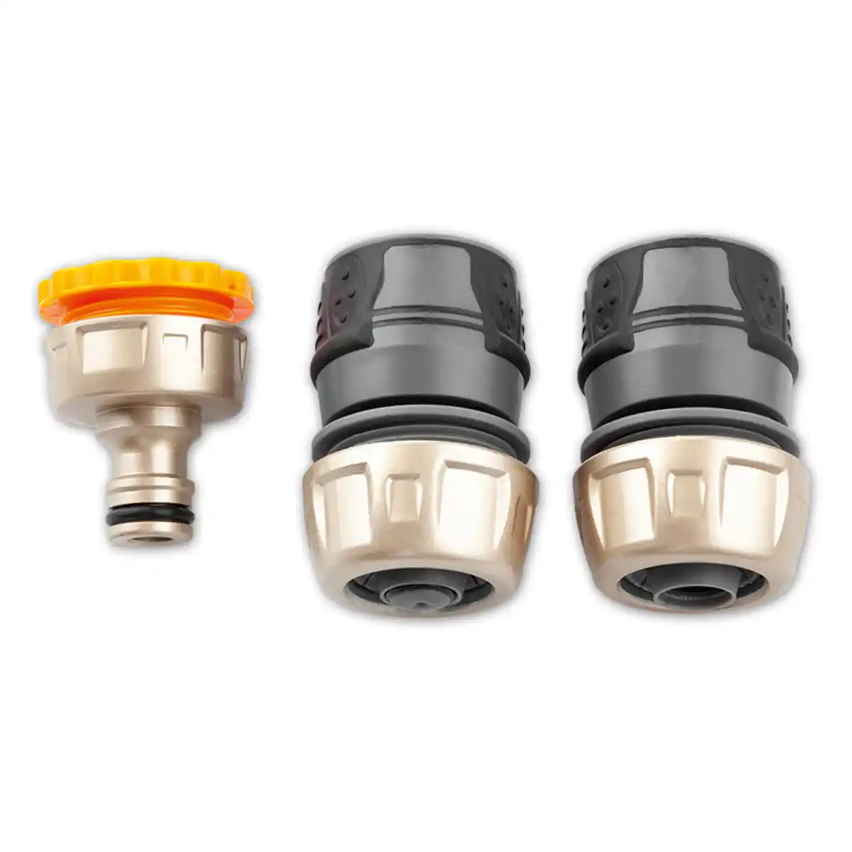 Bild 1 von Powertec Garden Premium-Schlauchanschlüsse 3er-Set