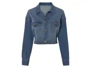 ESMARA® Damen Jeansjacke (Dunkelblau, 42)