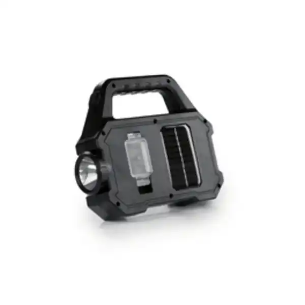 Bild 3 von EASYMAXX LED-Arbeitsleuchte, Akku-/Solarbetrieb, COB-LED, 2400 mAh, 400 lm, USB, schwarz