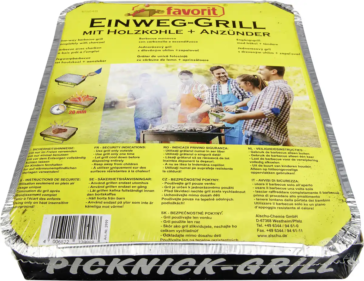 Bild 1 von Favorit Einweg- und Picknick-Grill