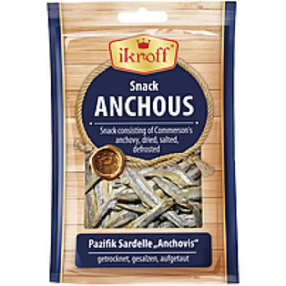 Bild 1 von "IKROFF" Pazifik Sardelle "Anchovis", getrocknet, gesalzen, ...