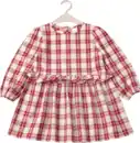 Bild 1 von ALANA Kleid aus Flanell mit Karo-Muster, rot, Gr. 104, 1 St