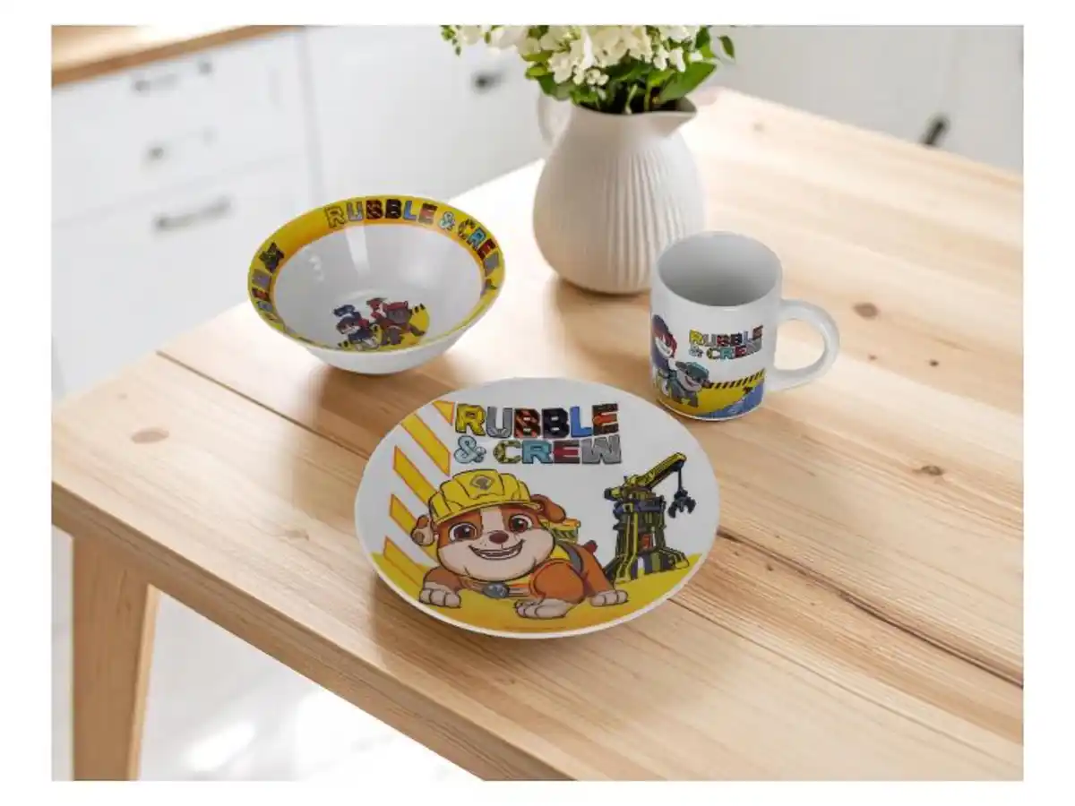 Bild 2 von Frühstücksset »Barbie / Gabby / Paw Patrol / Rubble + Crew«