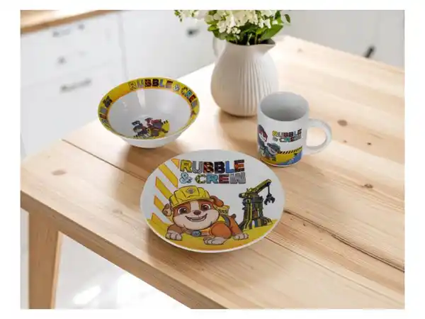 Bild 2 von Frühstücksset »Barbie / Gabby / Paw Patrol / Rubble + Crew«