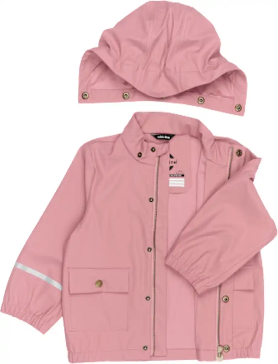 Bild 3 von Mikk-Line Regenjacke mit Kapuze, rosa, Gr. 98/104, 1 St