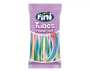 Fruchtgummi Fini Tubes inside out Rainbow