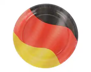 Pappteller Deutschland, 10 Stück