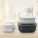 Bild 1 von Frischhalteboxen-Set mit Rillen, 4-teilig