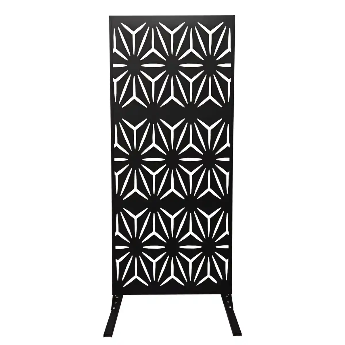 Bild 1 von Dekorative Metall Sichtschutzwand, ca. 160 x 56 cm – Metallfarben
