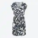 Bild 1 von Damen-Kleid mit V-Ausschnitt und gesmokter Taille