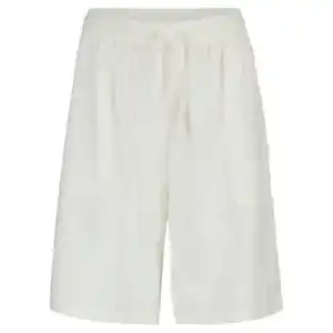 UP2FASHION WOMEN Damen Leinen-Viskose-Shorts, Beige, Gr. 38