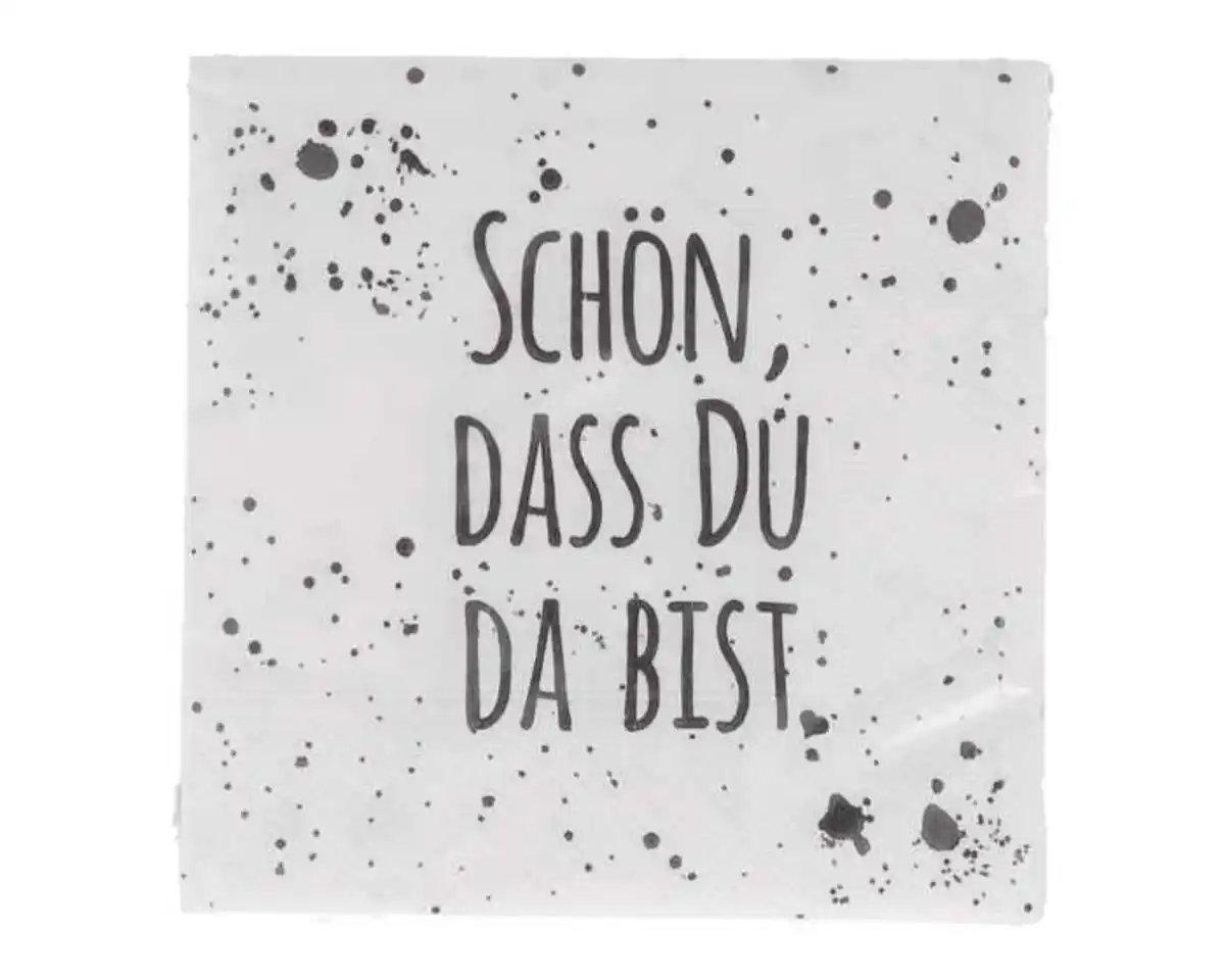 Bild 1 von Servietten Schön dass du da bist