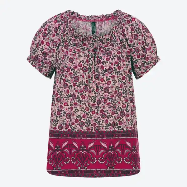 Bild 2 von Damen-Bluse mit Carmen-Ausschnitt