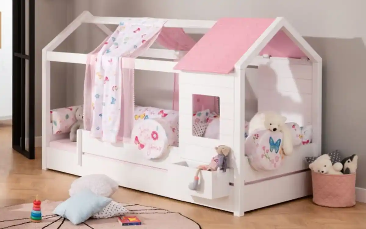 Bild 2 von Paidi - Kuschelbett Plus Tiny House, weiß, 90 x 200 cm