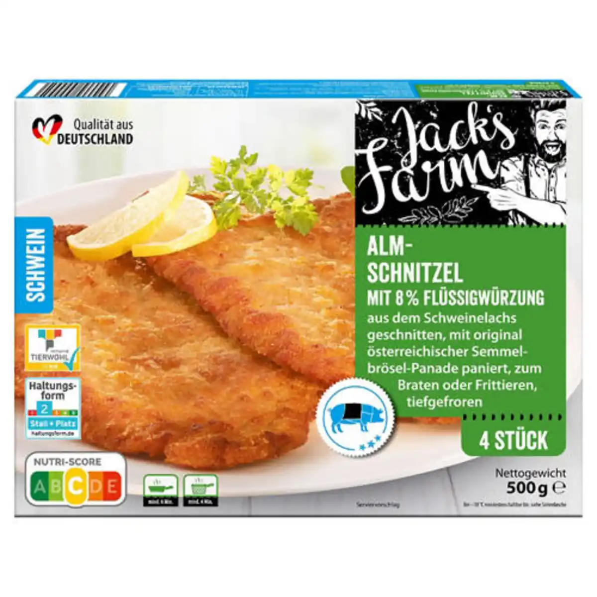 Bild 1 von JACK´S FARM Schnitzelsortiment 500 g, Alm