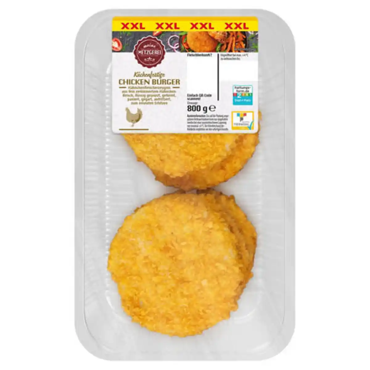 Bild 1 von MEINE METZGEREI Chicken Burger XXL 800 g