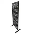 Bild 2 von Dekorative Metall Sichtschutzwand, ca. 160 x 56 cm – Metallfarben