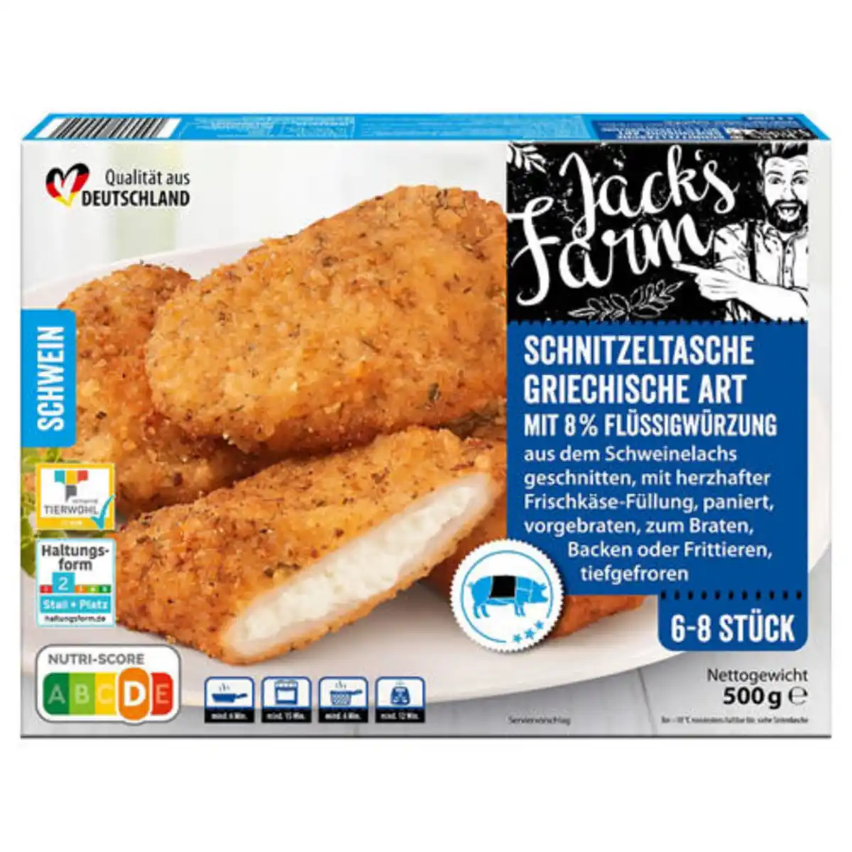 Bild 1 von JACK´S FARM Schnitzelsortiment 500 g, Griechische Art