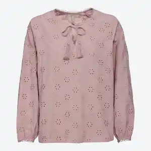 Damen-Bluse mit Broderie Anglaise