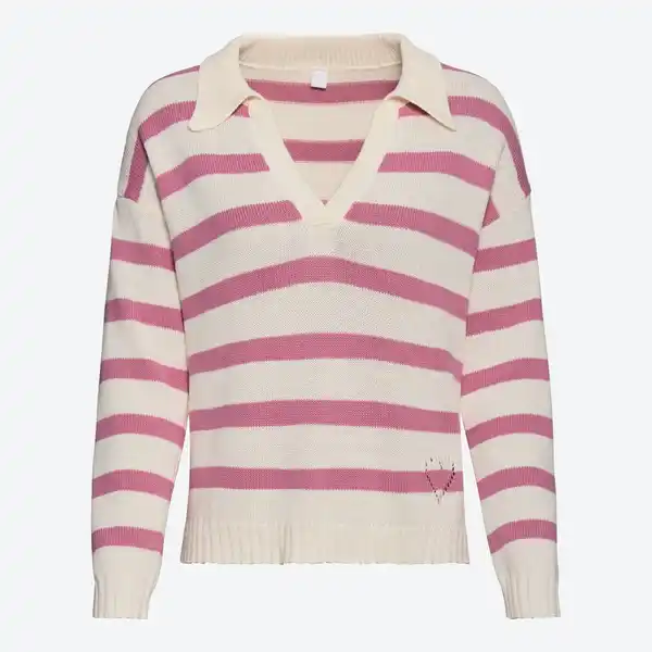 Bild 3 von Damen-Pullover mit Polokragen
