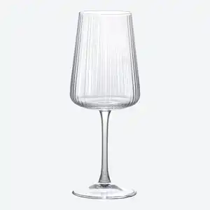 Weinglas mit Rillen, ca. 540 ml