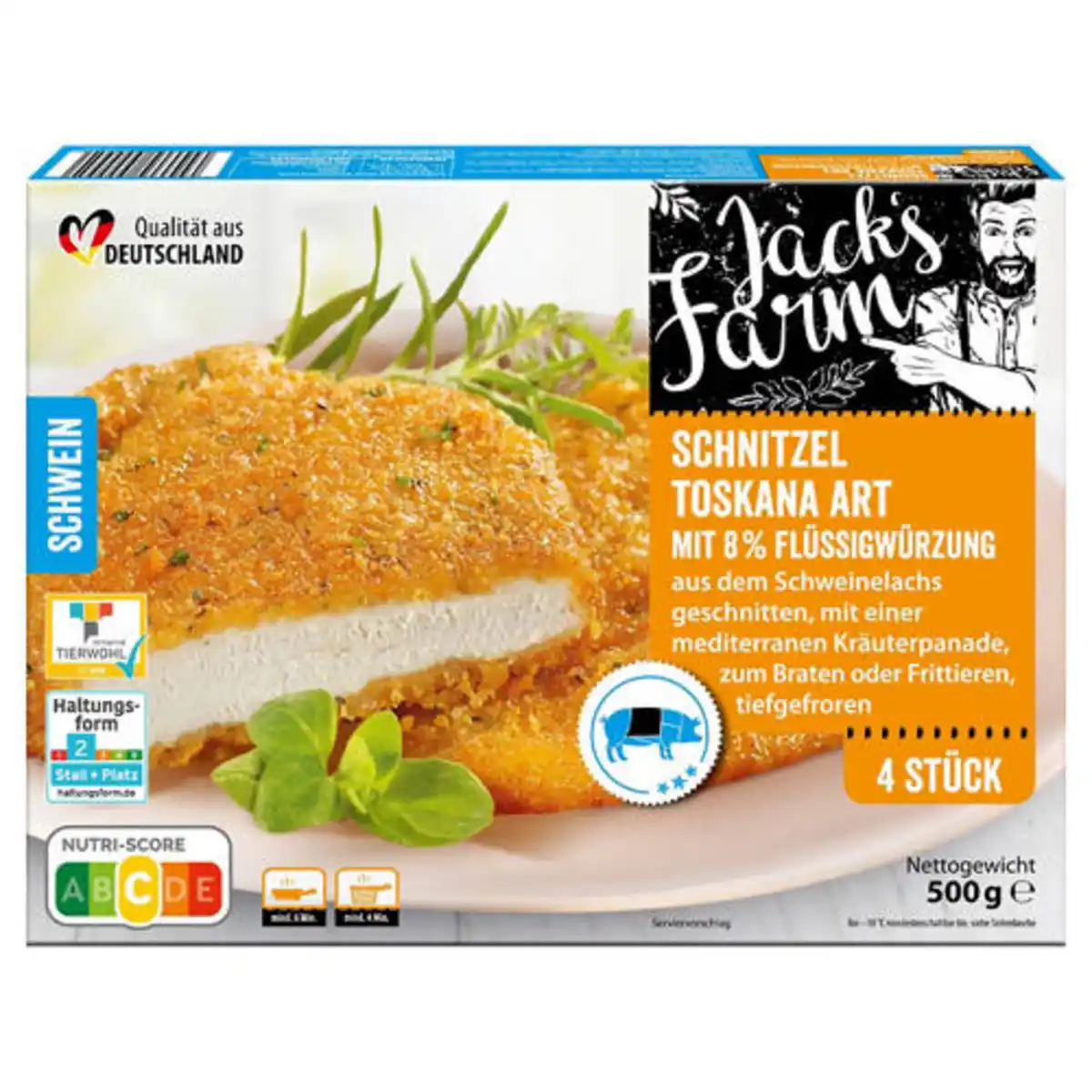 Bild 1 von JACK´S FARM Schnitzelsortiment 500 g, Toskana Art