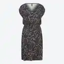 Bild 2 von Damen-Kleid mit V-Ausschnitt und gesmokter Taille