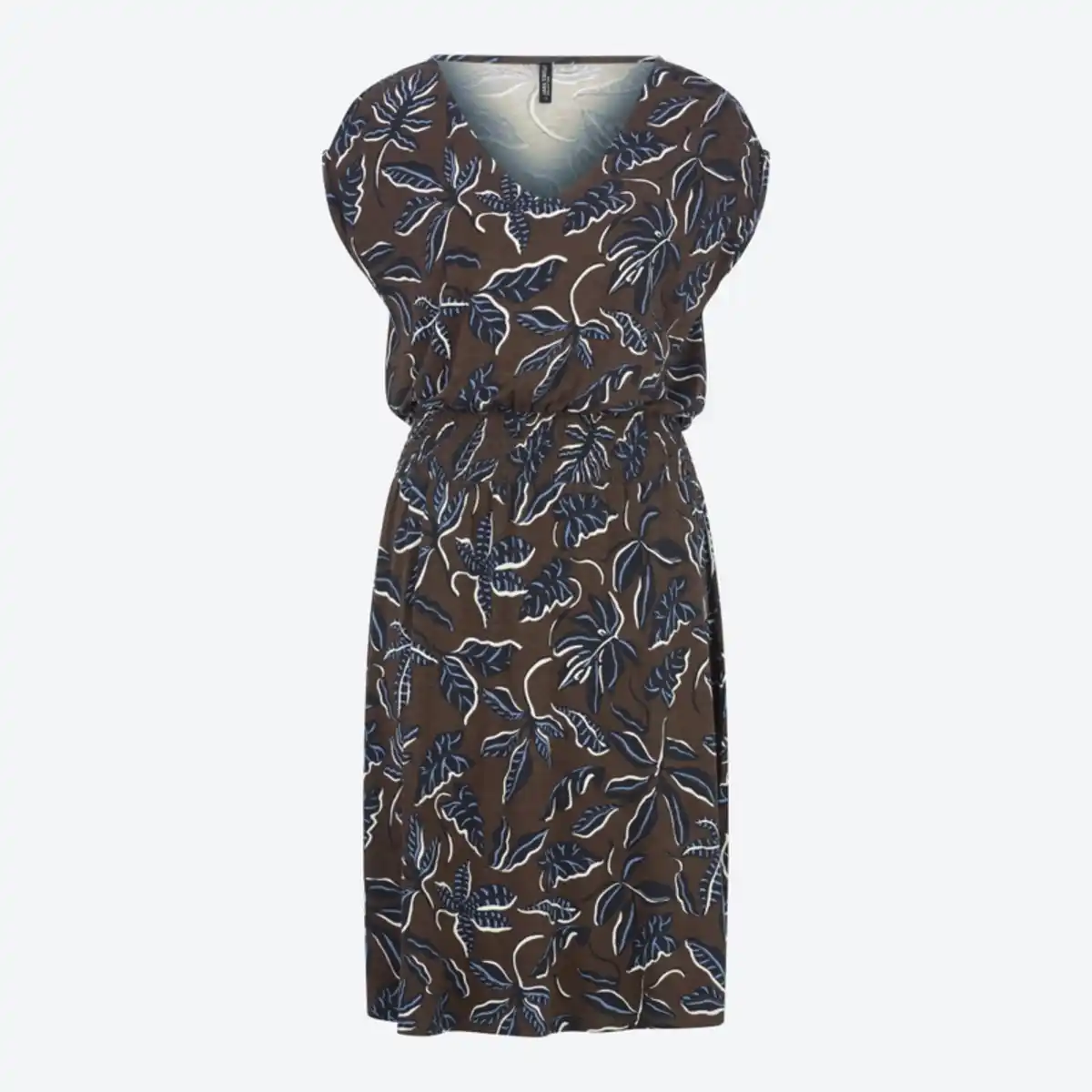 Bild 2 von Damen-Kleid mit V-Ausschnitt und gesmokter Taille