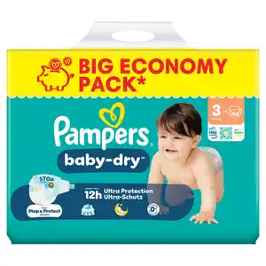 Pampers Baby-Dry Windeln Gr. 3, 84 Stk