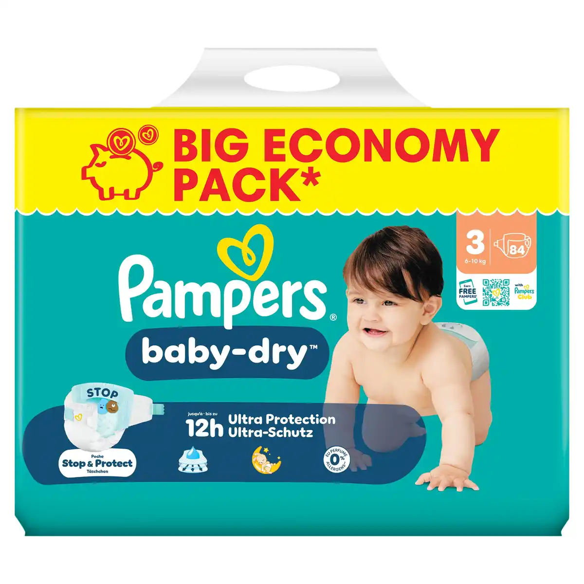 Bild 1 von Pampers Baby-Dry Windeln Gr. 3, 84 Stk