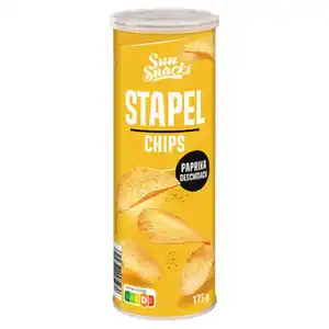 SUNSNACKS Stapelchips 175 g, Paprika