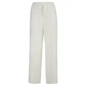 UP2FASHION WOMEN Damen Leinen-Viskose-Hose, Weiß, Gr. 38