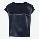 Bild 1 von Damen-T-Shirt mit Crincle-Effekt aus Viskose