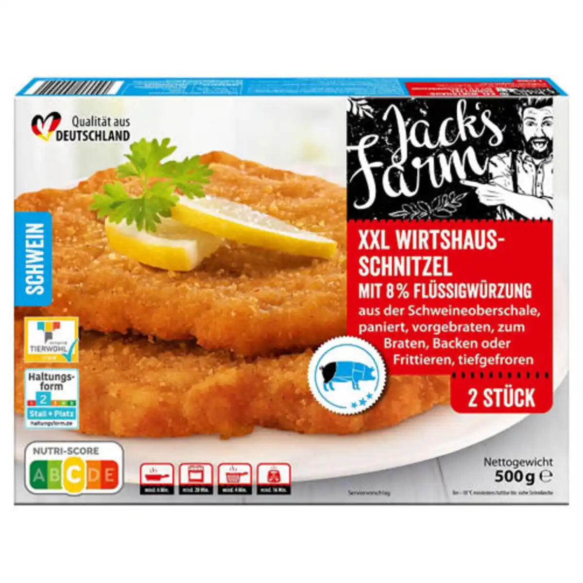 Bild 1 von JACK´S FARM Schnitzelsortiment 500 g, Wirtshaus