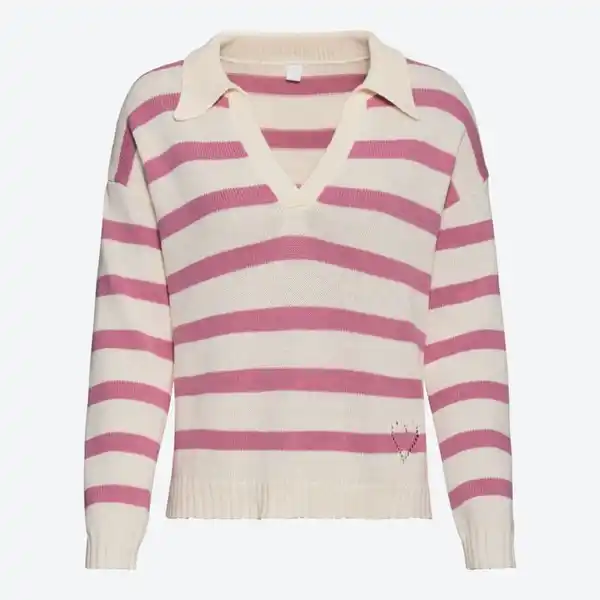 Bild 2 von Damen-Pullover mit Polokragen